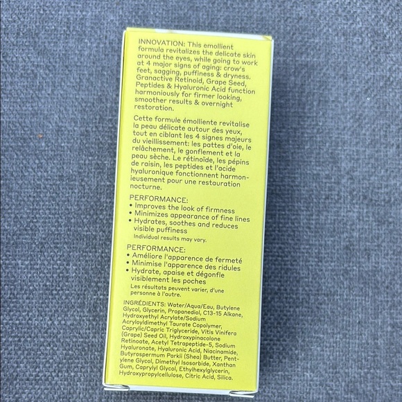 New in box! 
Grenache Retinol Eye Cream with Peptides + Hyaluronic Acid - Picture 4 of 6